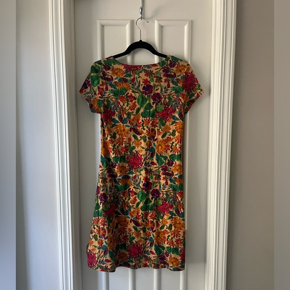 Peruvian Connection Pima Cotton Floral Print Dress - Picture 5 of 5